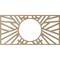 Ekena Millwork Hoover Wood Fretwork Pierced Ceiling Medallion, Hickory, 22"W x 11"H x 8 1/8"ID x 3/8"T CMWP22X11X0375HOHI - alternate 4